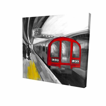 FONDO 32 x 32 in. Waiting Subway-Print on Canvas FO3337968